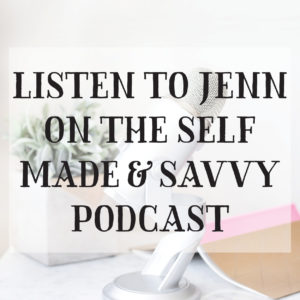 Self Made and Savvy Podcast - Jenn Elwell
